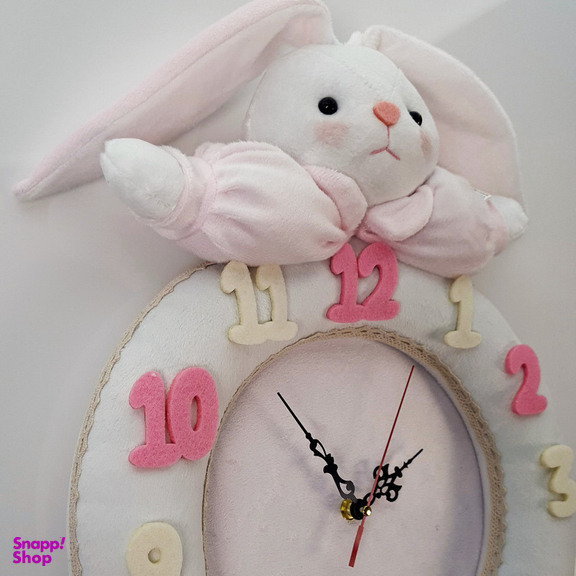 ساعت دیواری کودک نی نی سیس مدل خرگوش کد W-RAB-So
