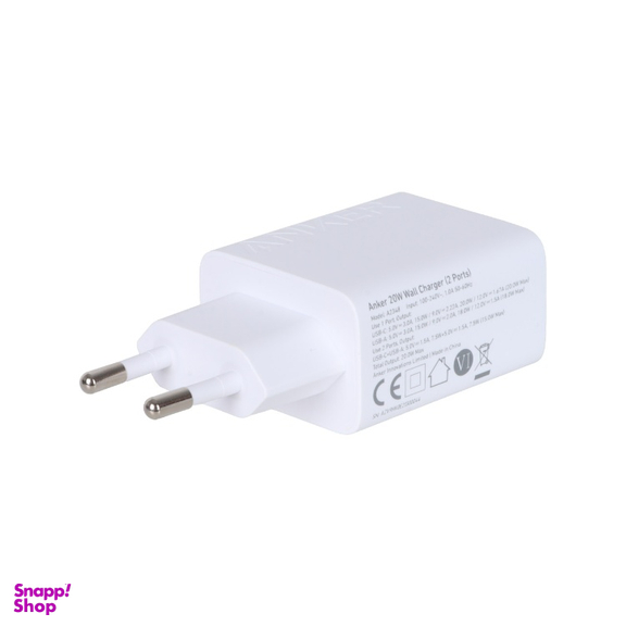 شارژر دیواری انکر مدل B2348 PD 20W به همراه کابل شارژ Type-C