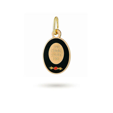پلاک گردنبند طلا 18 عیار دخترانه میلی گالری طرح وان یکاد کد MT800