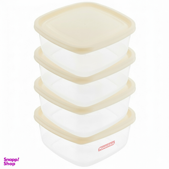 ظرف نگهدارنده نورینو مدل نارون مجموعه 4 عددی