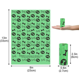 کیسه جمع آوری مدفوع سگ مدل Poop Bag طرح استخوان