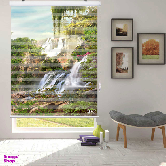 پرده زبرا زیو مدل L5038 سایز 200x150 سانتی متر