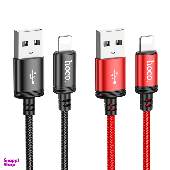 کابل دیتا USB به Lightning هوکو مدل X89 طول 1 متر