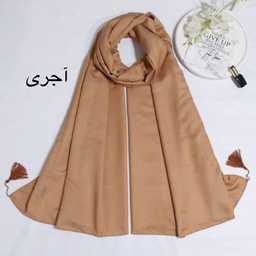شال زنانه آنالیا مدل نخی ساده منگوله دار کد a-9610
