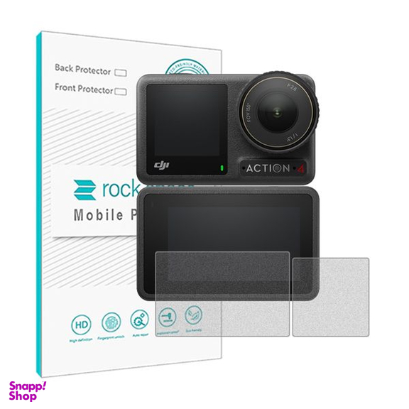 محافظ صفحه نمایش دوربین مات راک اسپیس مدل HyMTT مناسب برای دوربین عکاسی دی جی آی action 4