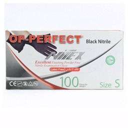 دستکش یکبار مصرف اپی پرفکت مدل NTR سایز S رنگ مشکی