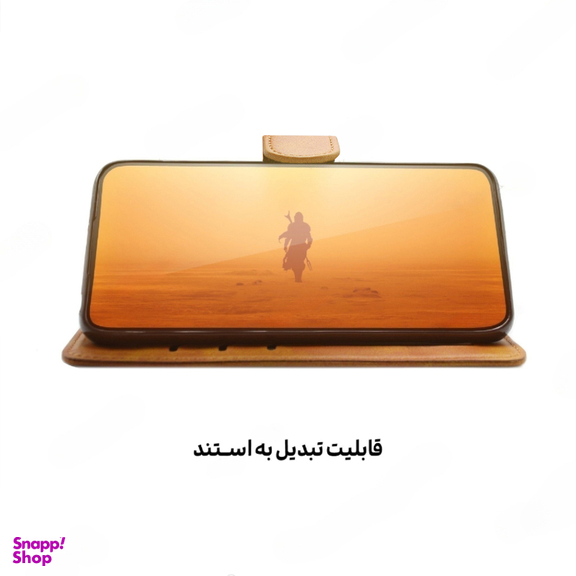 کیف کلاسوری گوشی موبایل زوبینا مدل LUX مناسب برای سامسونگ Galaxy A20S به همراه آویز