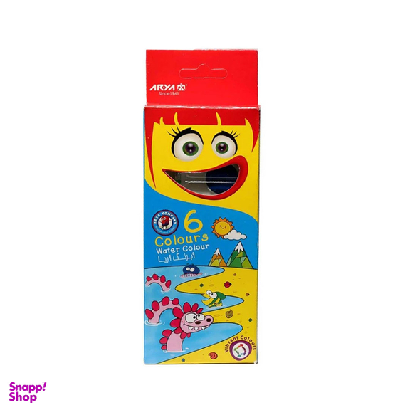 آبرنگ آریا 6 رنگ کد 5001