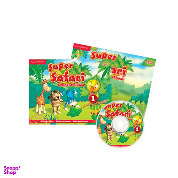 کتاب American Super Safari 1 اثر جمعی از نویسندگان انتشارات کمبریدج به همراه سی دی