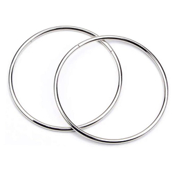 گوشواره نقره زنانه گیرا مدل حلقه ای G99-2.5