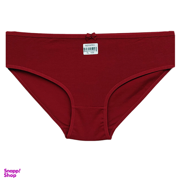 شورت زنانه میسپل کد dr-1059-05 رنگ زرشکی