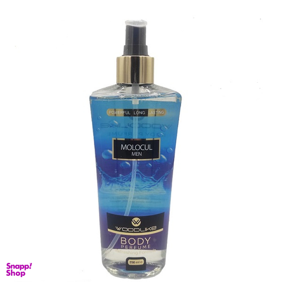 بادی اسپلش مردانه وود لایک مدل مولکول حجم 250 میلی لیتر
