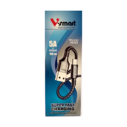 کابل دیتا و شارژ USB به Lightning وی اسمارت مدل VS-63 طول 1 متر