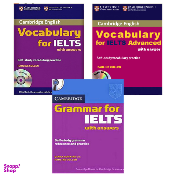 کتاب Grammar and Vocabulary for IELTS اثر Pauline Cullen انتشارات هدف نوین مجموعه 3 جلدی
