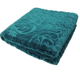 پتو دو نفره گلبافت مدل گل برجسته کد CHG2 سایز 220×240 سانتی متر