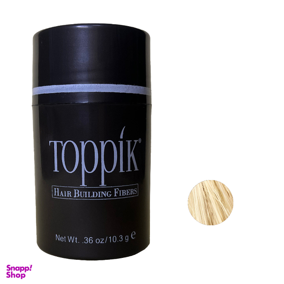 پودر پرپشت کننده مو تاپیک مدل FIBER وزن 10.3 گرم رنگ بلوند روشن