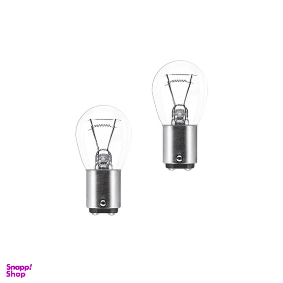 لامپ خطر 2 کنتاکت اسرام مدل پایه P21/5W بسته دو عددی