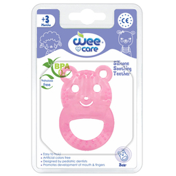 دندان گیر کودک وی کر مدل سیلیکونی طرح خرس کد T402/3