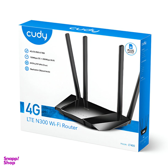 مودم روتر 4G LTE N300 کودی مدل LT400
