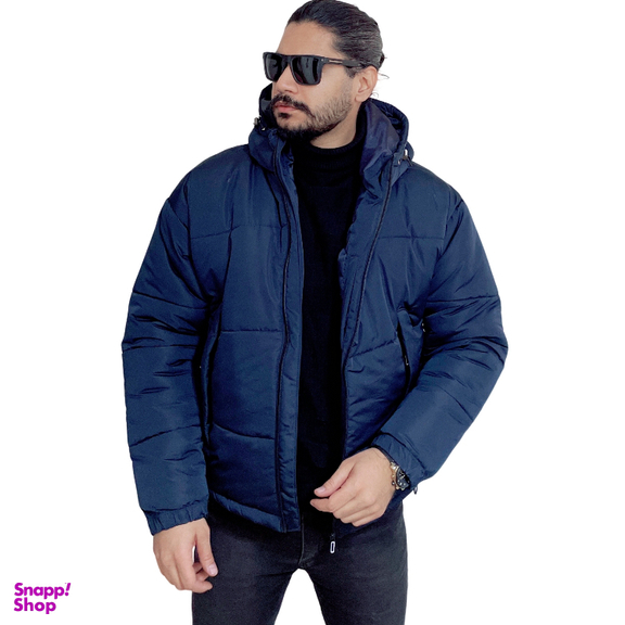 کاپشن مردانه مدل باکسی کد 2 رنگ سرمه ای