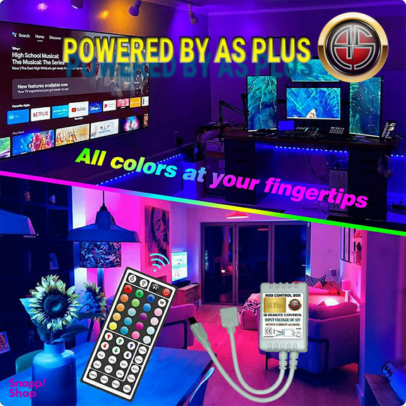 ریسه ال ای دی مدل As plus RGB44 key طول 5 متر