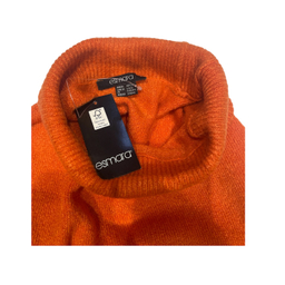 مانتو بافت زنانه اسمارا کد es01 رنگ نارنجی