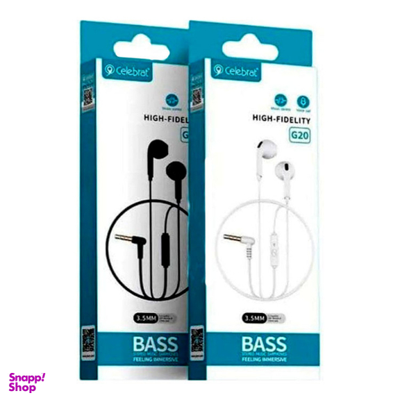 هندزفری باسیم سلبریت مدل Celebrat G20 طول 1.2 متر