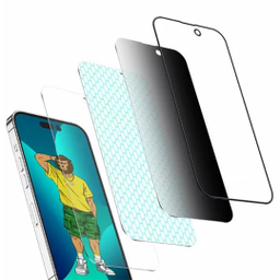 محافظ صفحه نمایش گرین مدل +3D Silicone حریم شخصی مناسب iPhone 14 Pro