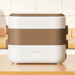 جعبه ناهار دولایه برقی پاوا مدل pw-dmlel2l