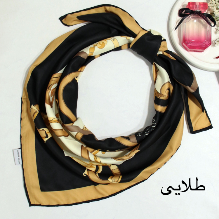روسری ابریشم زنانه طرح هرمس کد ANA6055