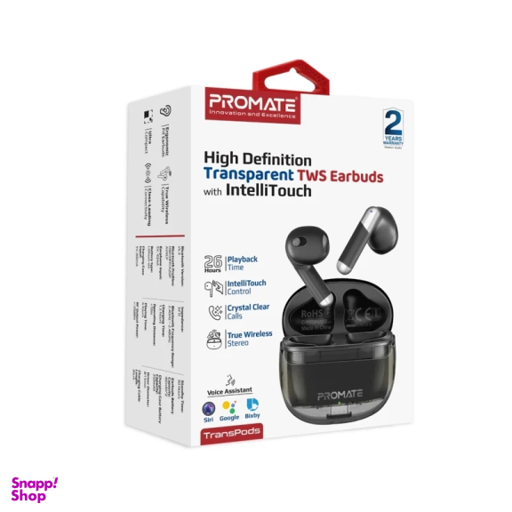 هدفون بی سیم بلوتوثی پرومیت مدل TransPods