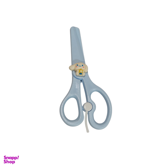 قیچی کاردستی تیغه پلاستیکی طرح کرومی کد 18