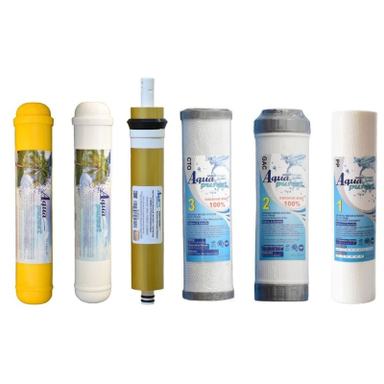 فیلتر تصفیه آب آکوا پیورست مدل GOLD 6359 PRO مجموعه 6 عددی