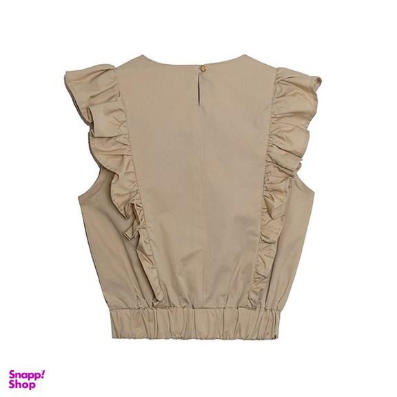 تاپ زنانه برنس مدل سورنا رنگ کرم