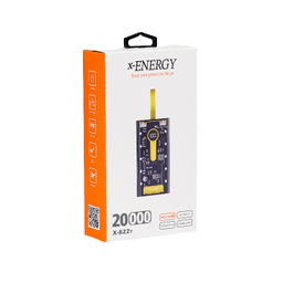 پاوربانک ایکس- انرژی مدل X-822T 22.5W ظرفیت 20000 میلی آمپر ساعت
