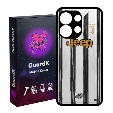 کاور گوشی موبایل گارد ایکس طرح یوونتوس مدل Glass10229 مناسب برای شیائومی Redmi Note 13 4G