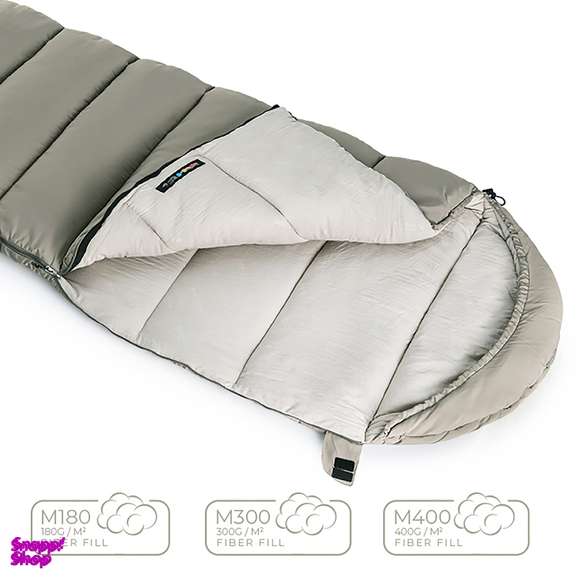 کيسه خواب 18- درجه نیچرهایک مدل Envelope W Hat Cotton M300 کد MSD02