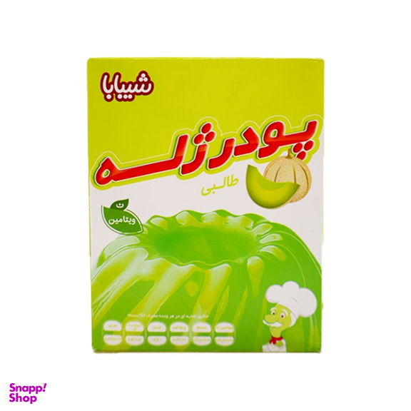 پودر ژله طالبی شیبابا وزن 100 گرم