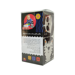 بازی آموزشی انتشارات ماه کوچولو مدل مکعب جغجغه ای بسته 2 عددی