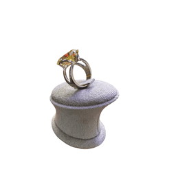 انگشتر نقره 925 عیار زنانه طرح سیترین کد HOSS04
