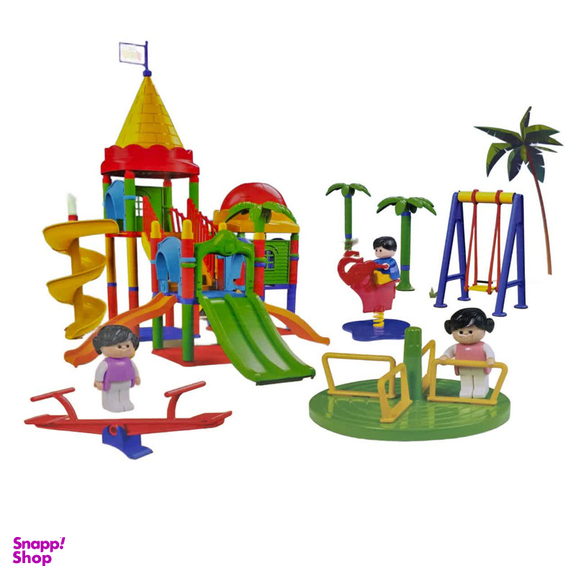 ساختنی 128 قطعه ناب سل مدل پارک شادی