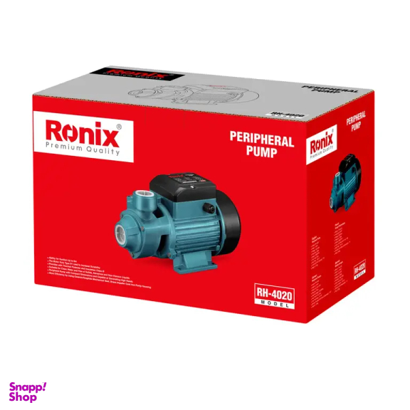 پمپ آب تک فاز 0.5 اسب بخار رونیکس مدل RH-4020