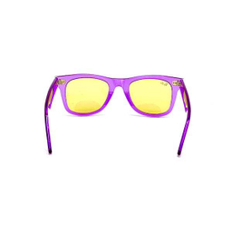 عینک آفتابی ری بن مدل 2140 فریم بنفش عدسی زرد سایز 50