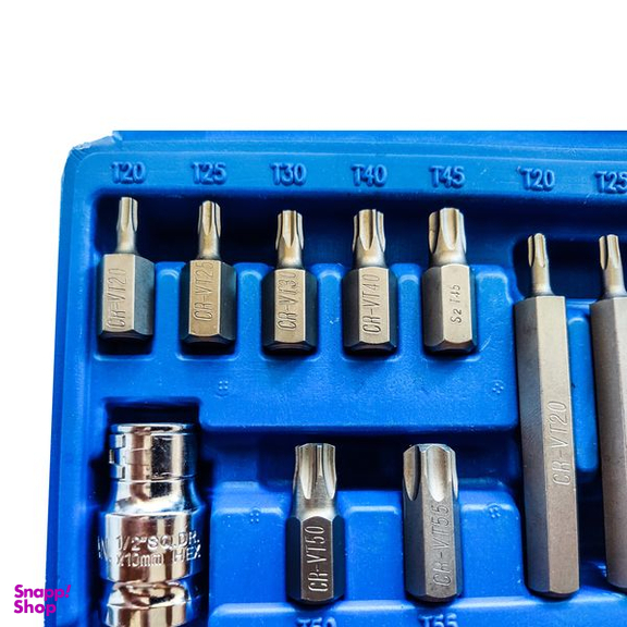 آچار بکس و سری بیت اسکای مدل FQRS 99587  مجموعه 15 عددی
