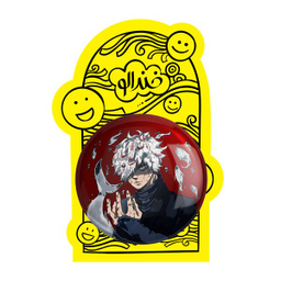 آینه جیبی خندالو طرح گابیمارو انیمه بهشت جهنمیان مدل تاشو کد 27095