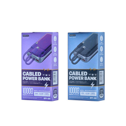 پاوربانک ریمکس مدل RPP-591 کد 15 ظرفیت 10000 میلی‌ آمپر ساعت