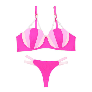 ست شورت و سوتین زنانه طرح صدفی کد GH001