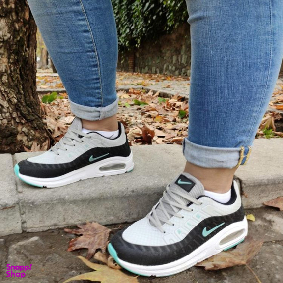 کفش پیاده روی طرح نایک ایرمکس کد 009 رنگ طوسی