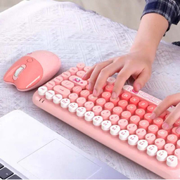 کیبورد و ماوس بی سیم مافی مدل candy fashion multicolor