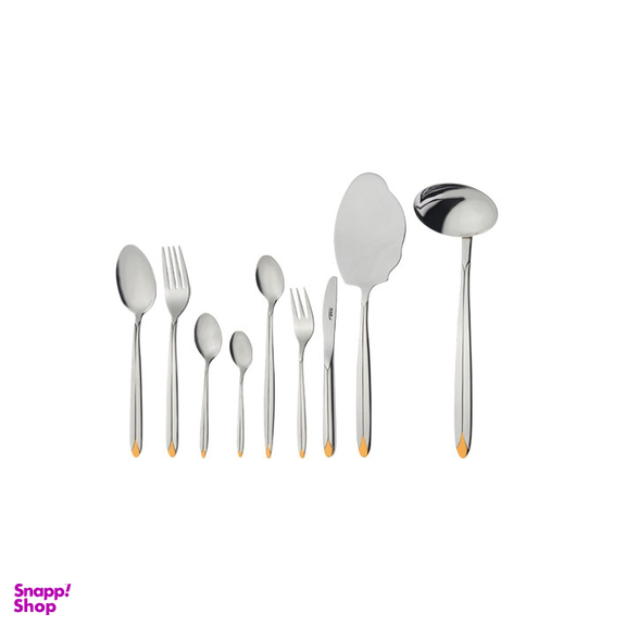 سرویس قاشق و چنگال 57 پارچه ناب استیل مدل پالرمو